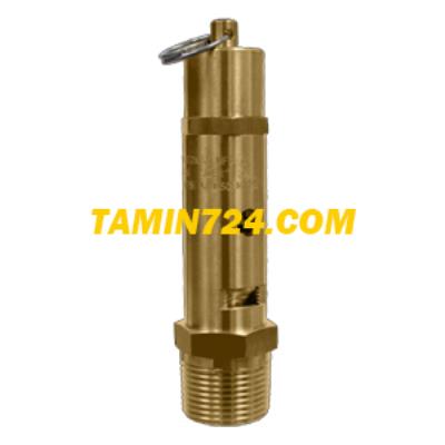 شیر اطمینان سوپاپ اطمینان کمپرسور هوا 12 بار رزوه 1/2 اینچ